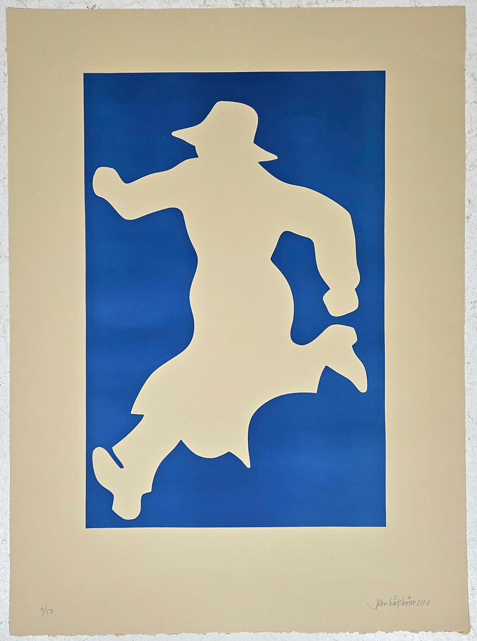 JAN HÅFSTRÖM. “White Shadow”. Etching, signed Jan Håfström, dated 2016 and numbered 9/50.