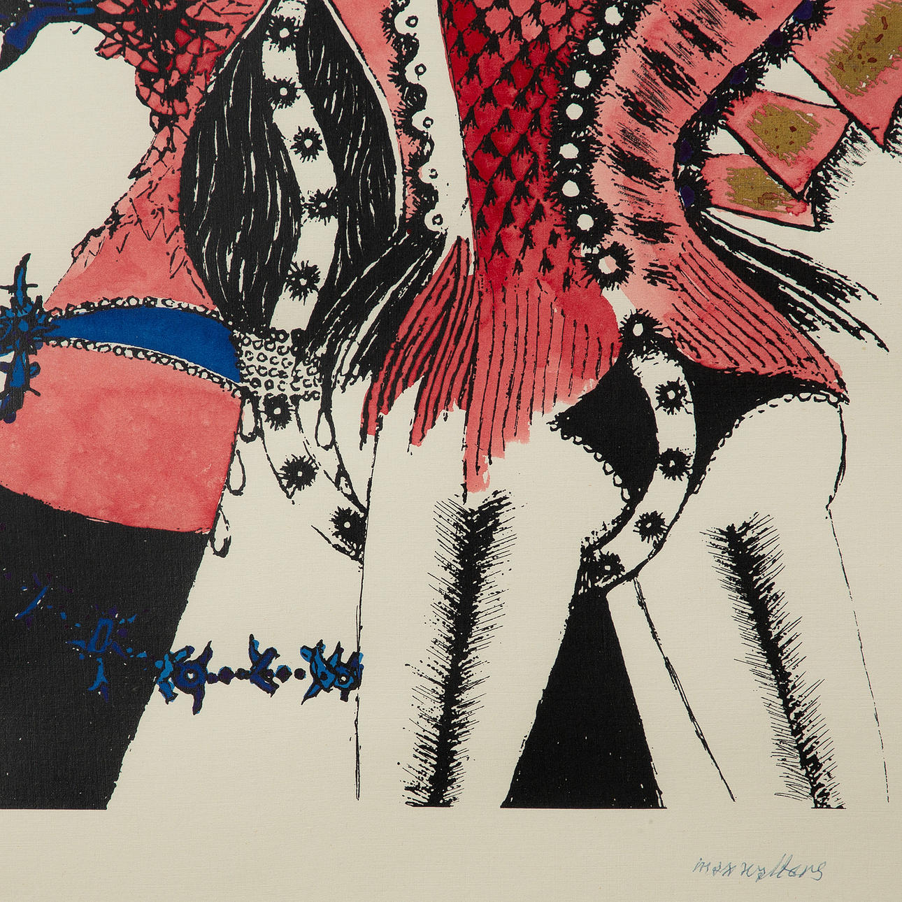 MAX WALTER SVANBERG. Lithograph in colour, signed Max Walter. Art ...