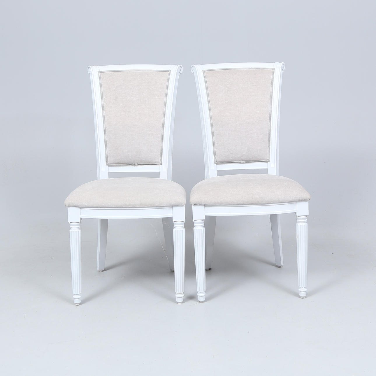 STOLAR, 1 par, bemålade, 1900-tal.