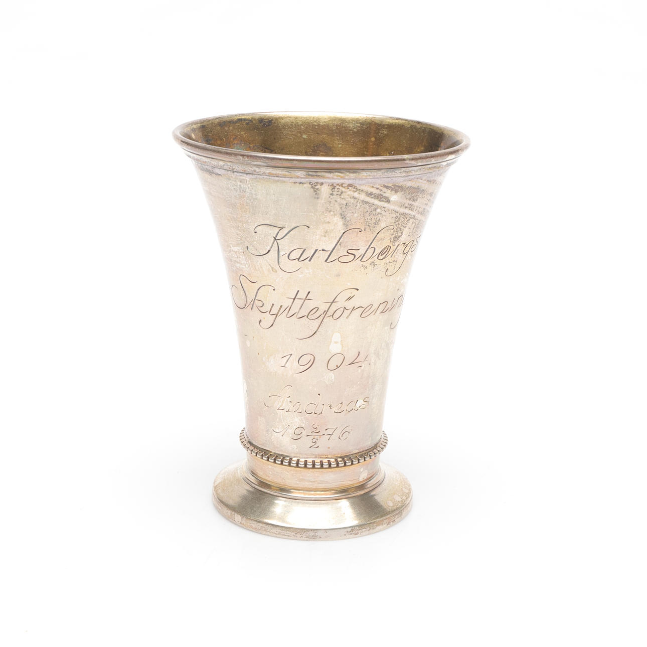 BEAKER, silver, weight approx. 66 g.