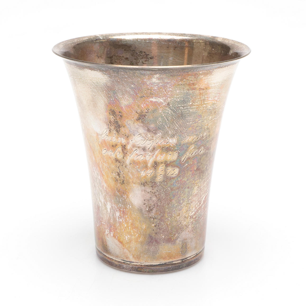 BEAKER, silver, weight approx. 68 g.