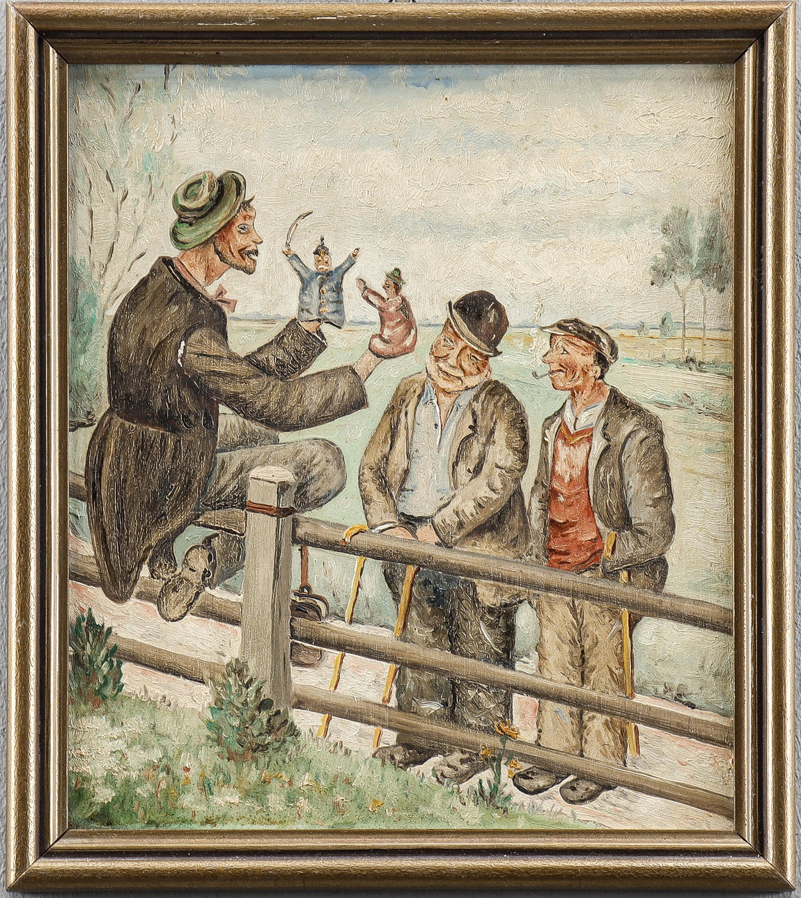UNKNOWN ARTIST oil on panel. Art - Paintings - Auctionet