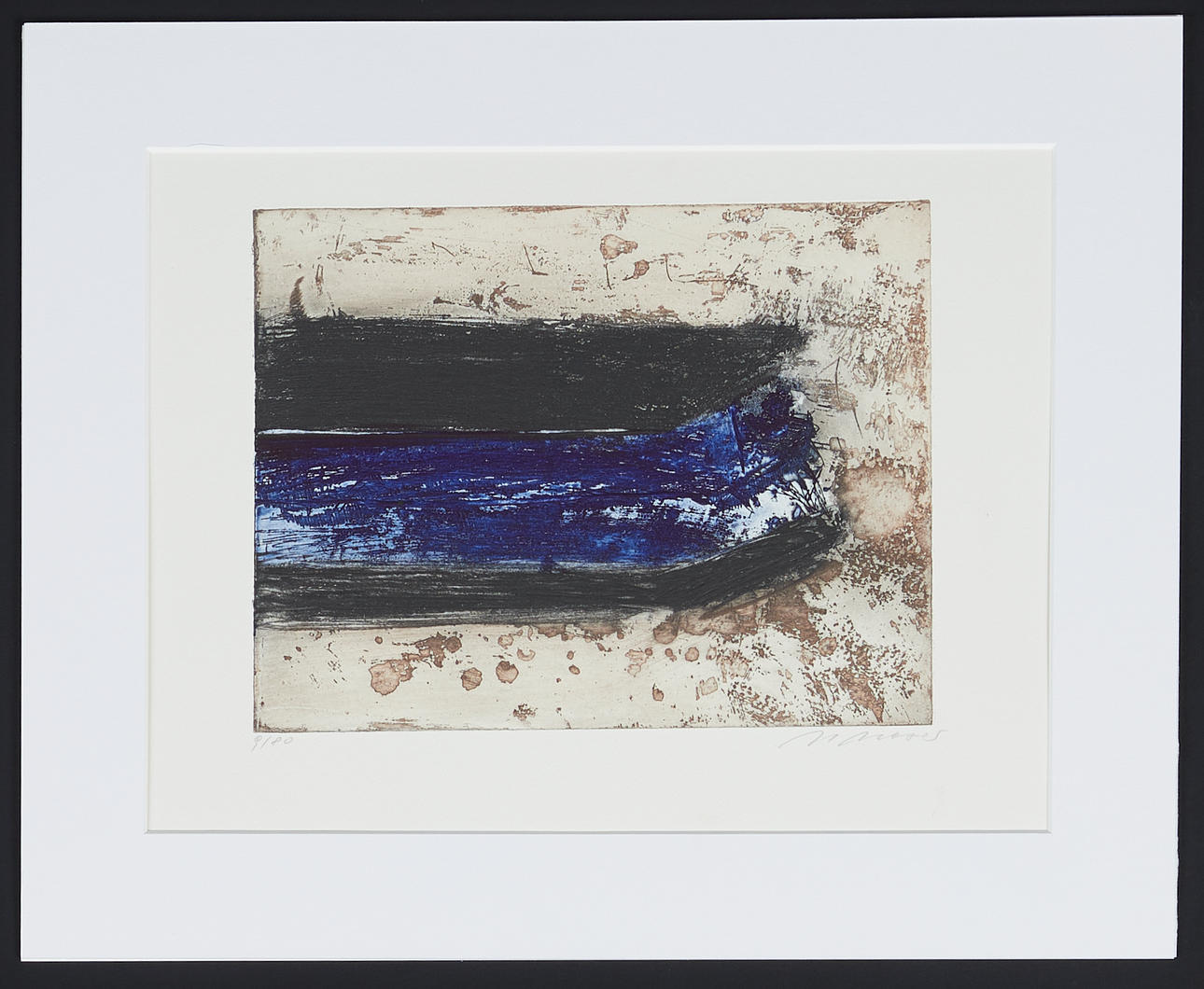 MARIA MOSER (1948). 'Blauer Schub'.