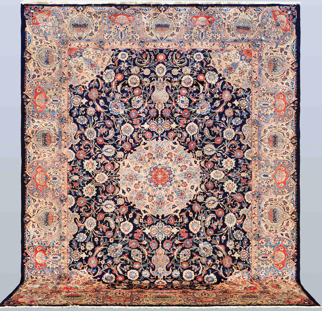 ORIENT CARPET. Figural Kashmar, 375 x 288 cm.