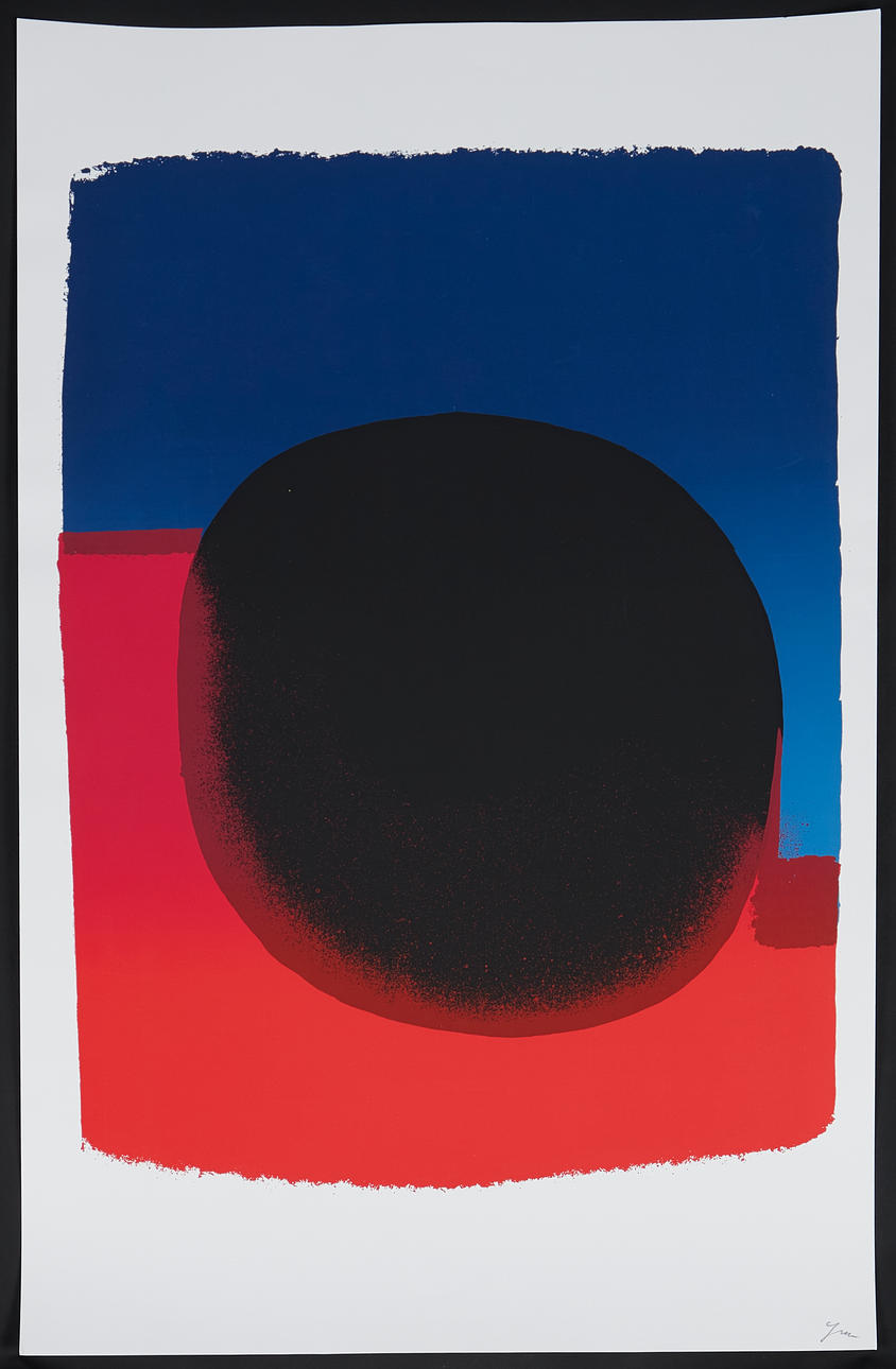 RUPPRECHT GEIGER (1908-2009). 'Rot-Blau-Schwarz'.