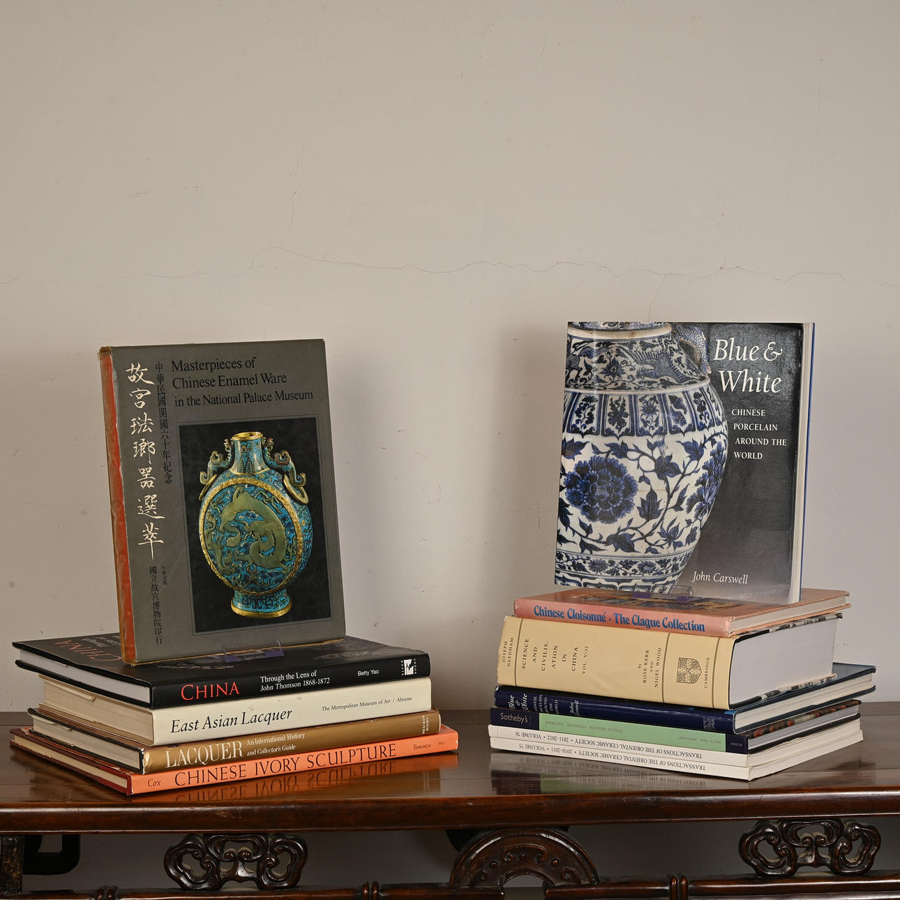 A COLLECTION OF CHINESE ART AND DECORATIVE ARTS REFERENCE BOOKS. Books ...