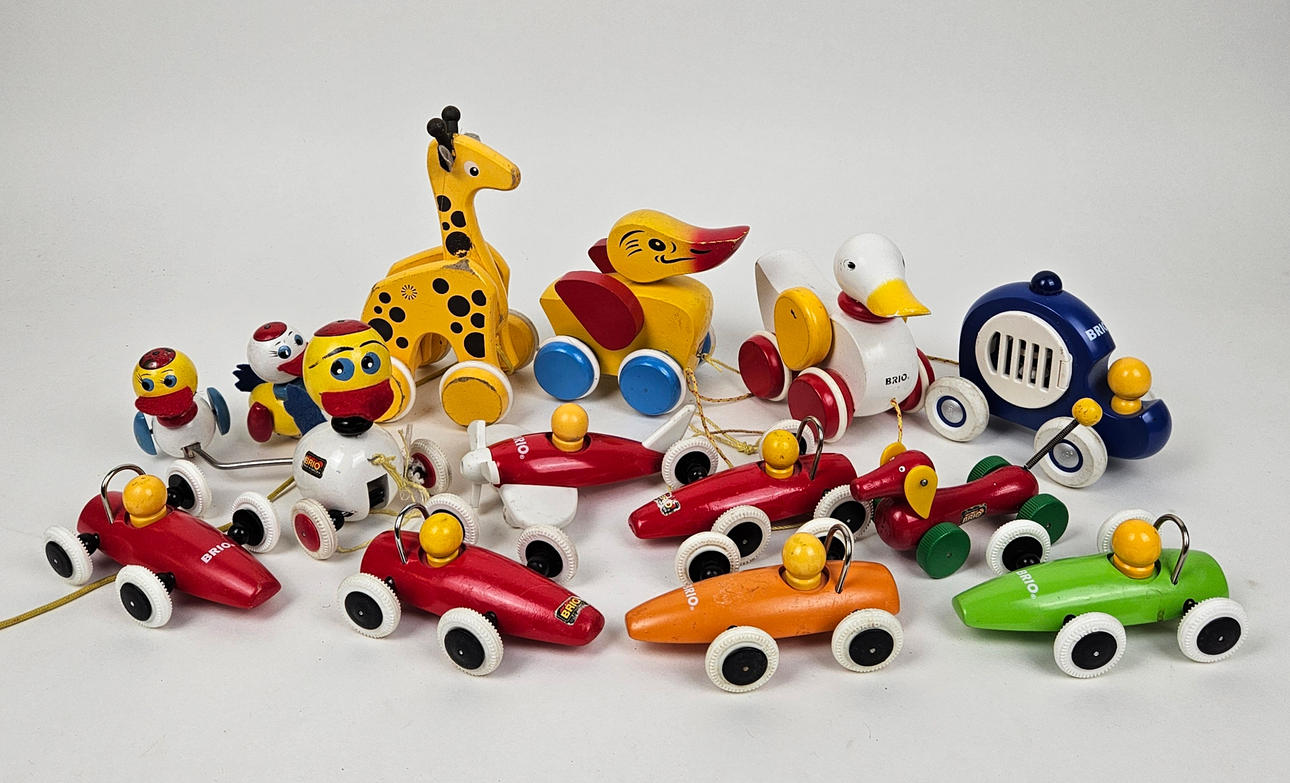 TRÄLEKSAKER, 14 delar, Brio.