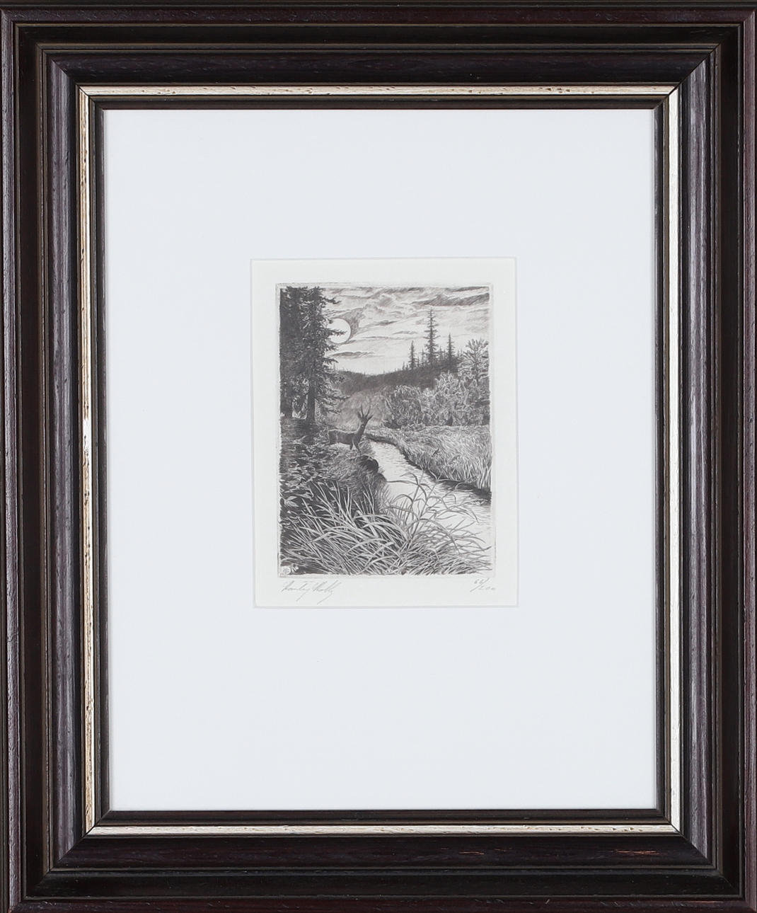 STANLEY STEARNS. etching, signed and numbered.