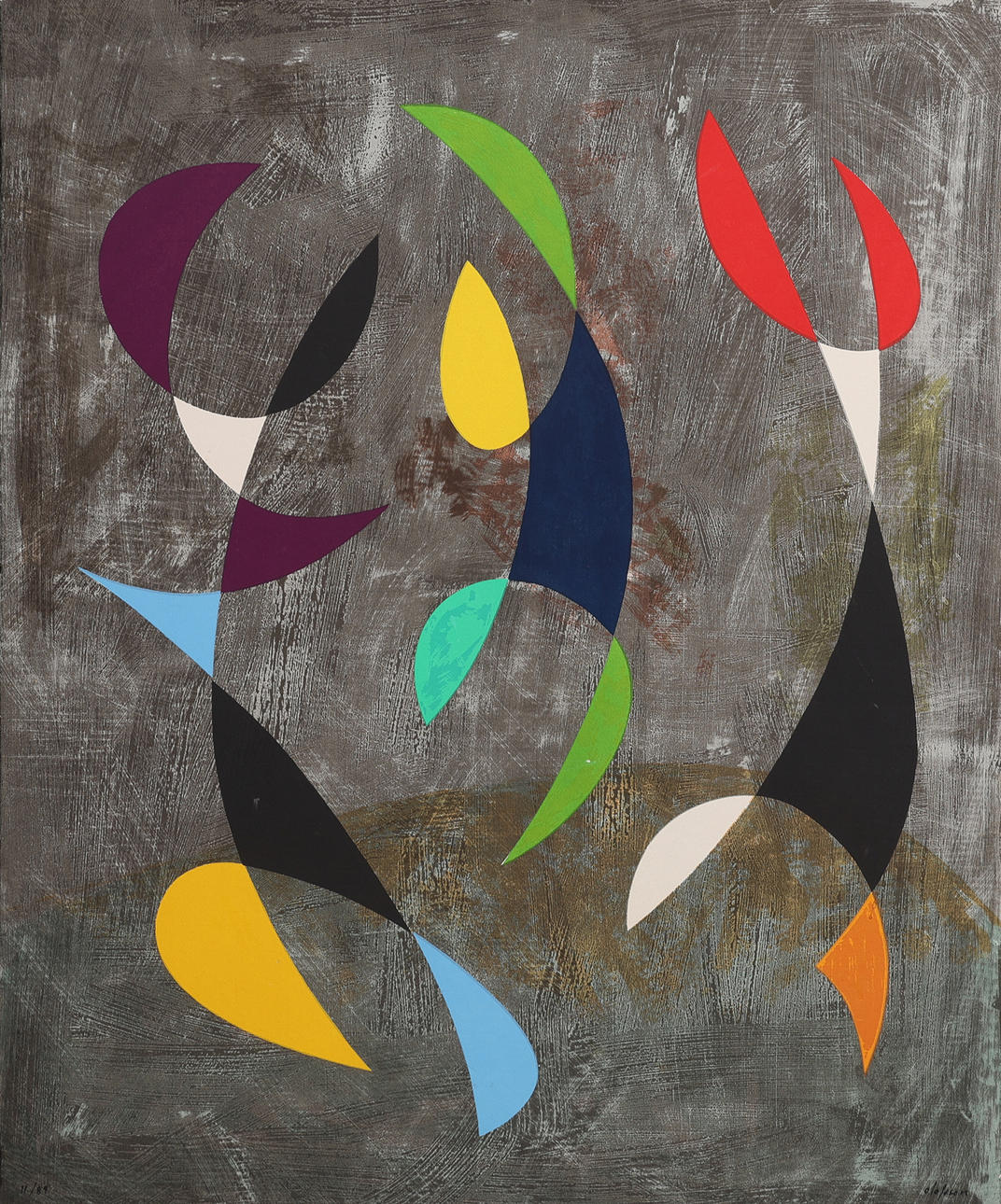 PIERRE OLOFSSON. “THE DANCE”, GEOMETRIC COMPOSITION.