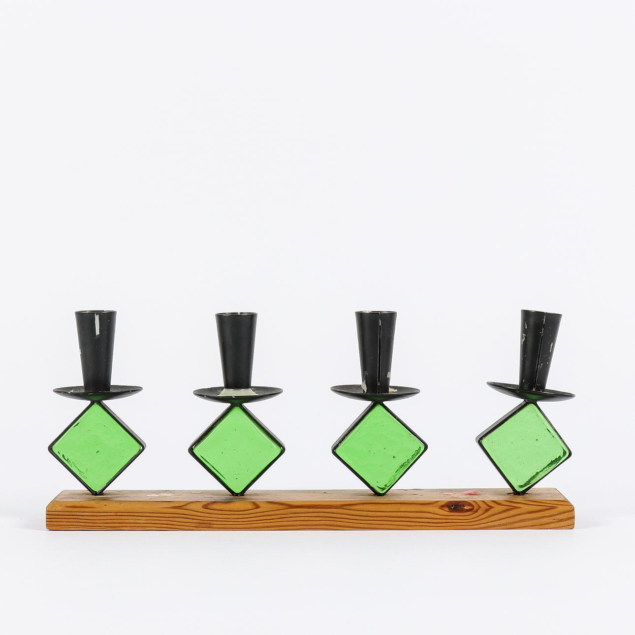 LJUSSTAKE trä, glas och smide.