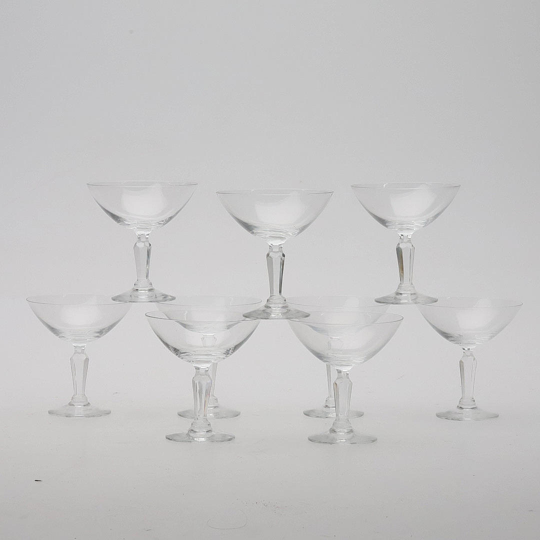 LIQUEUR GLASS. 9 pcs, Crystal.