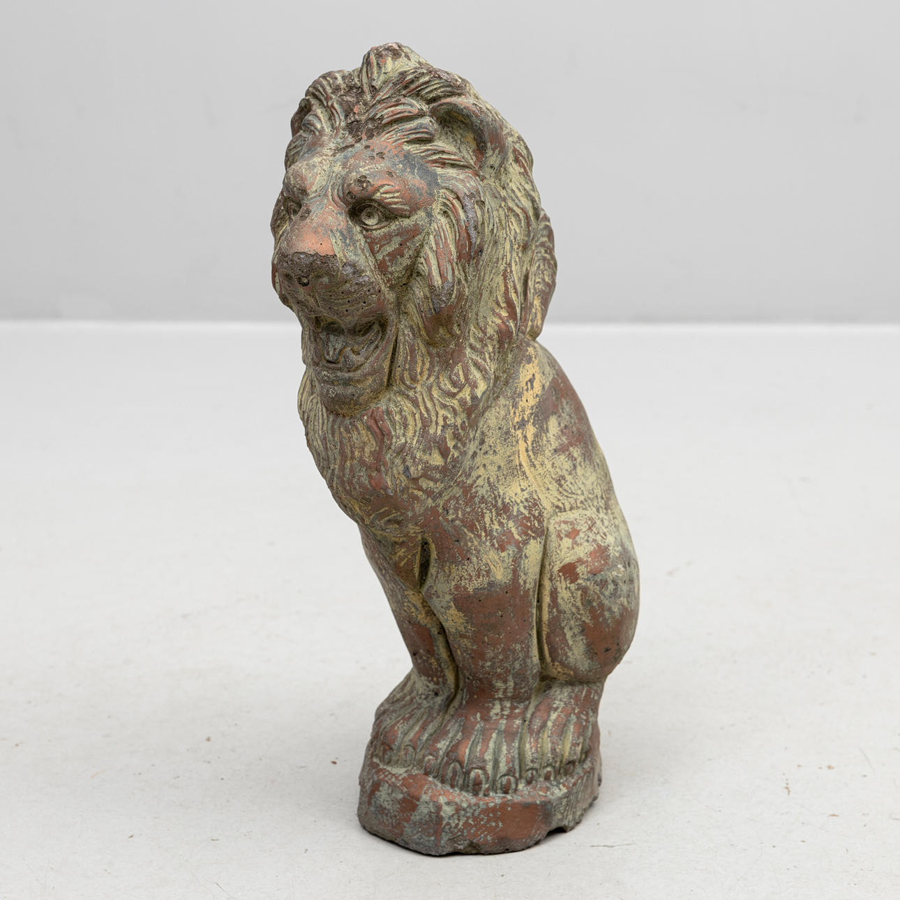 A SCULPTURE, stone mass, Lion, contemporary.