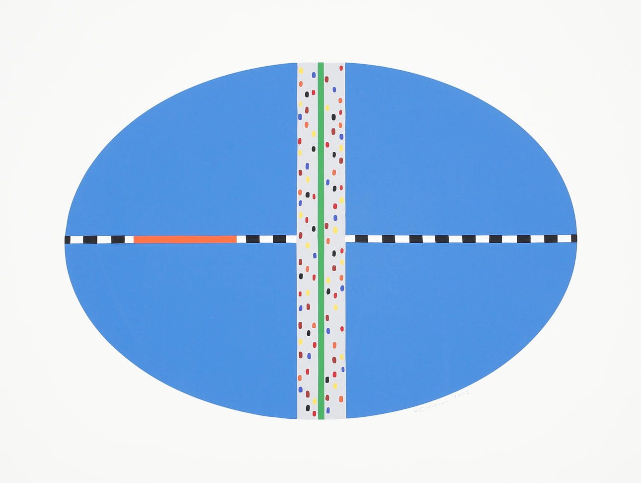 K G NILSSON. Ägg, förglitografi, signerad K G Nilsson och daterad 2003.