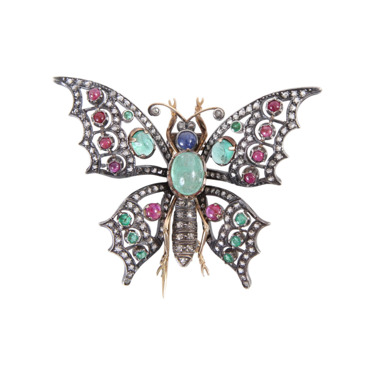 Large butterfly brooch.