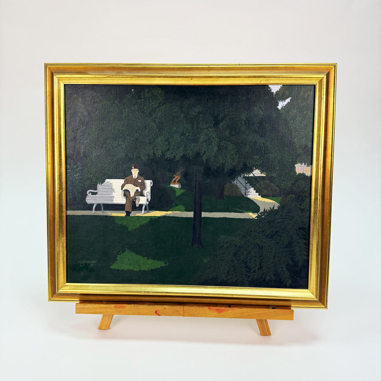 ULF GREDER. Oil on canvas, signed and dated - 71.