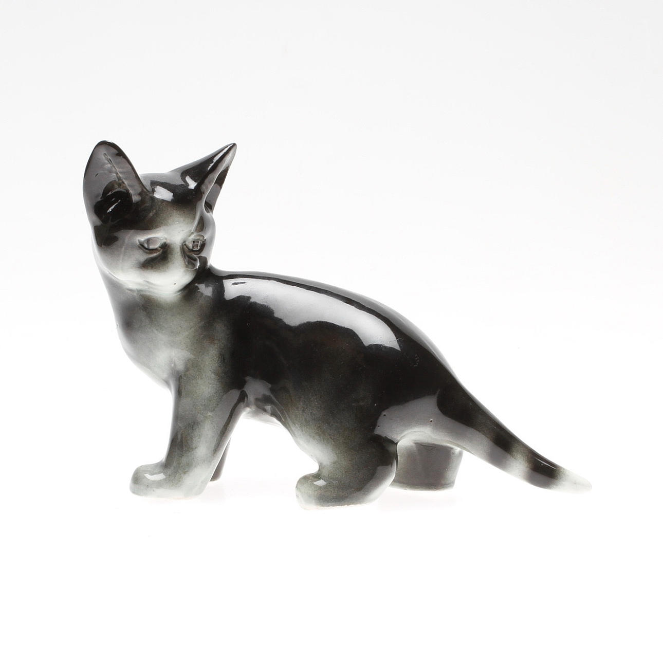 FIGURIN, porslin, "Katt", Arabia.