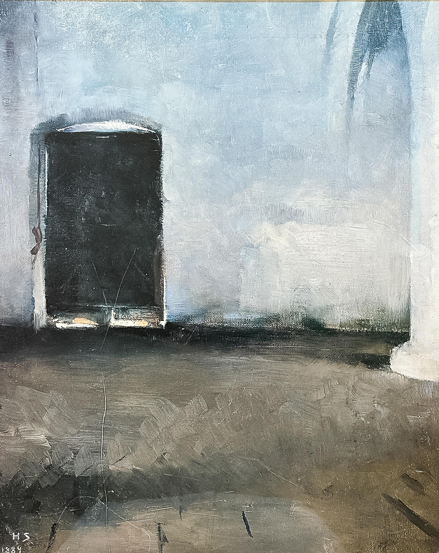 HELENE SCHJERFBECK. TRYCK, efter, "Dörren".