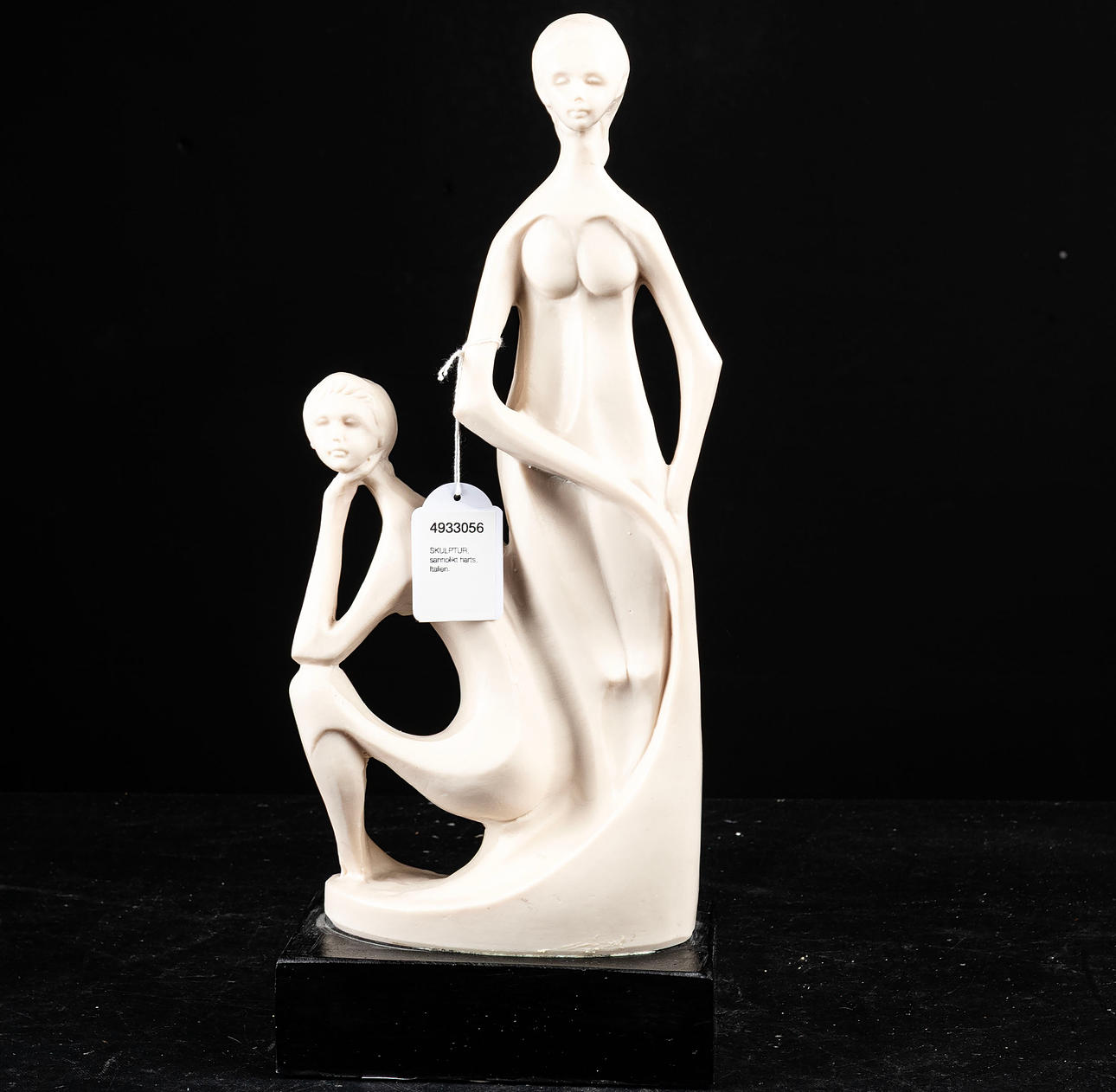 A sculpture, likely resin, Italy.