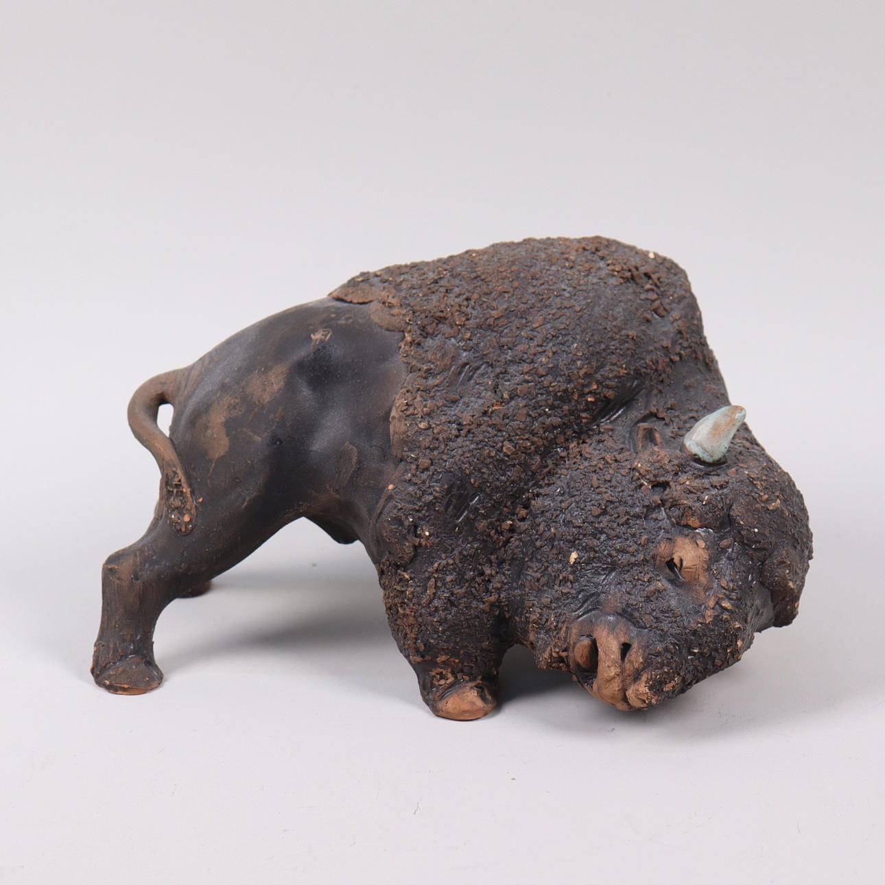 FIGURINE, Tilgmans Ceramics, bisonox.