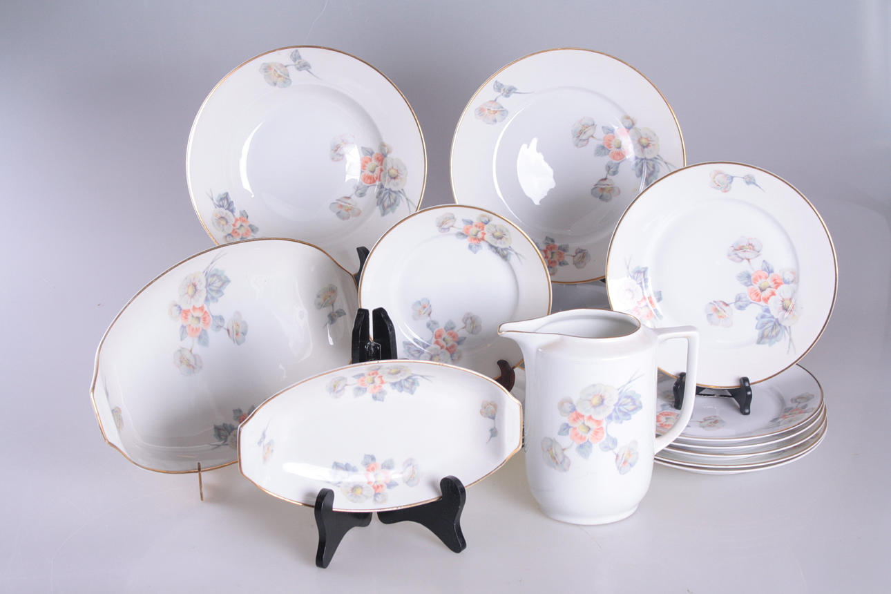 SERVISDELAR, 27 delar, Karlskrona, 1940/50-tal.