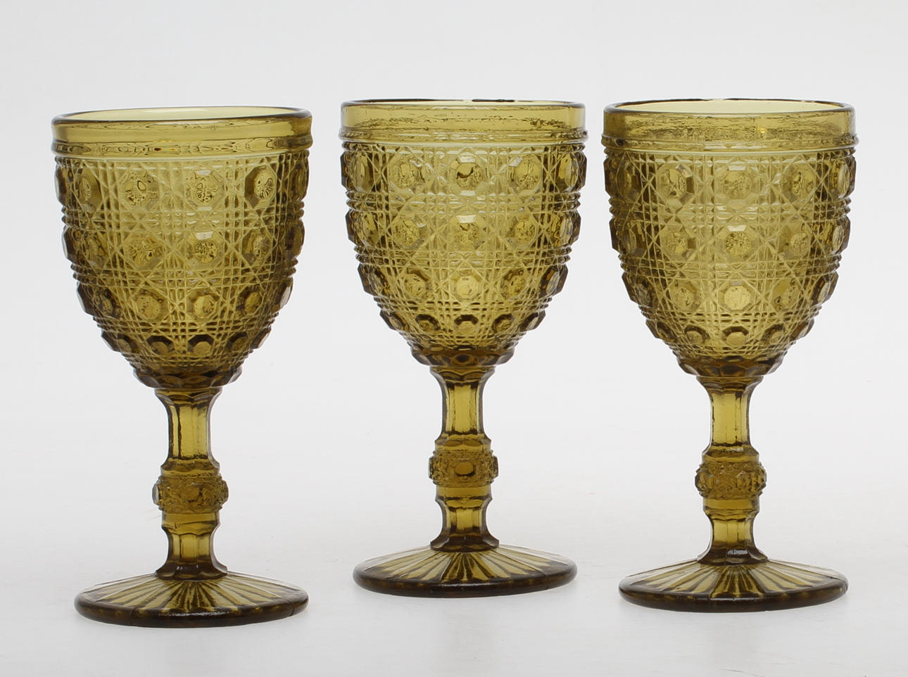 MUMMAGLAS, 12 st, pressglas, 1900-tal.