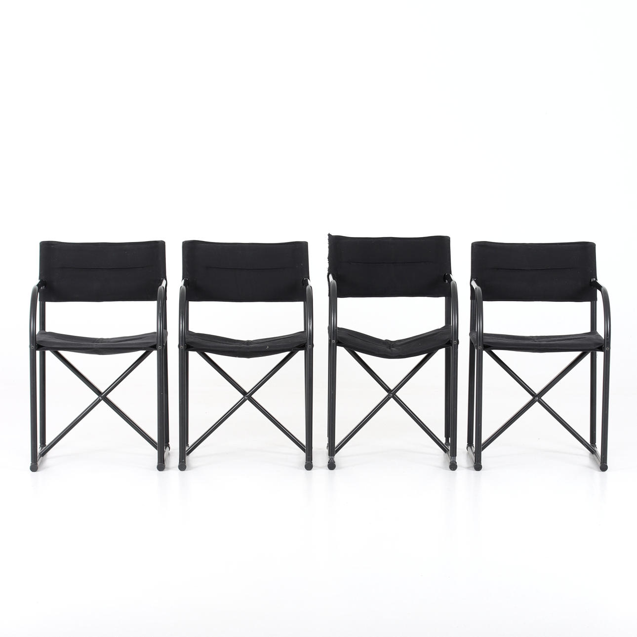 REGISSÖRSSTOLAR, 4 st, "ILLO", IKEA. 1984.