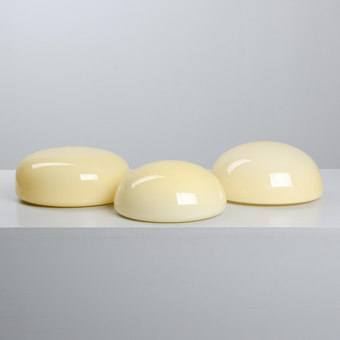 LAMP CUPS, 3 pcs, glass.