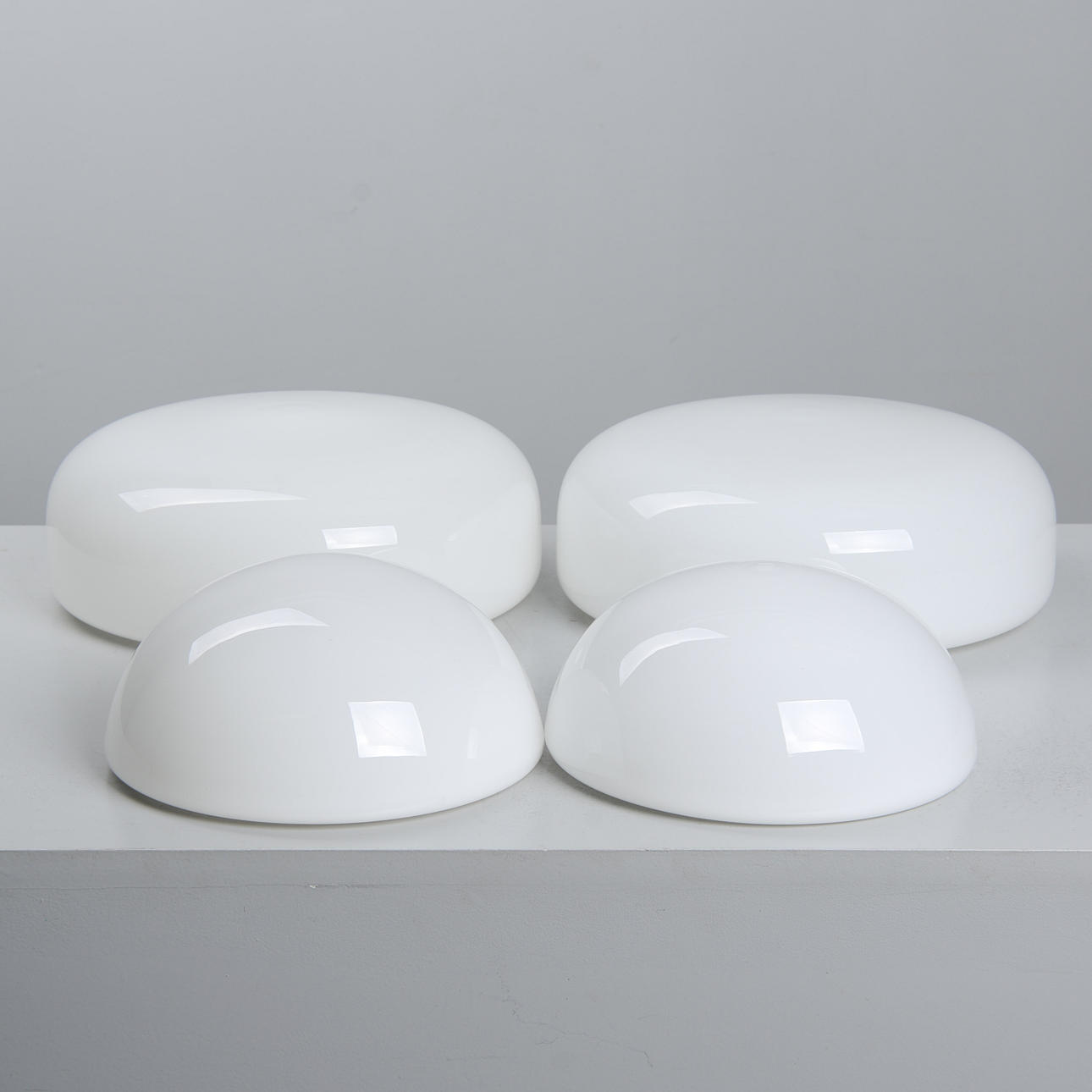 LAMP CUPS, 4 pcs, glass.