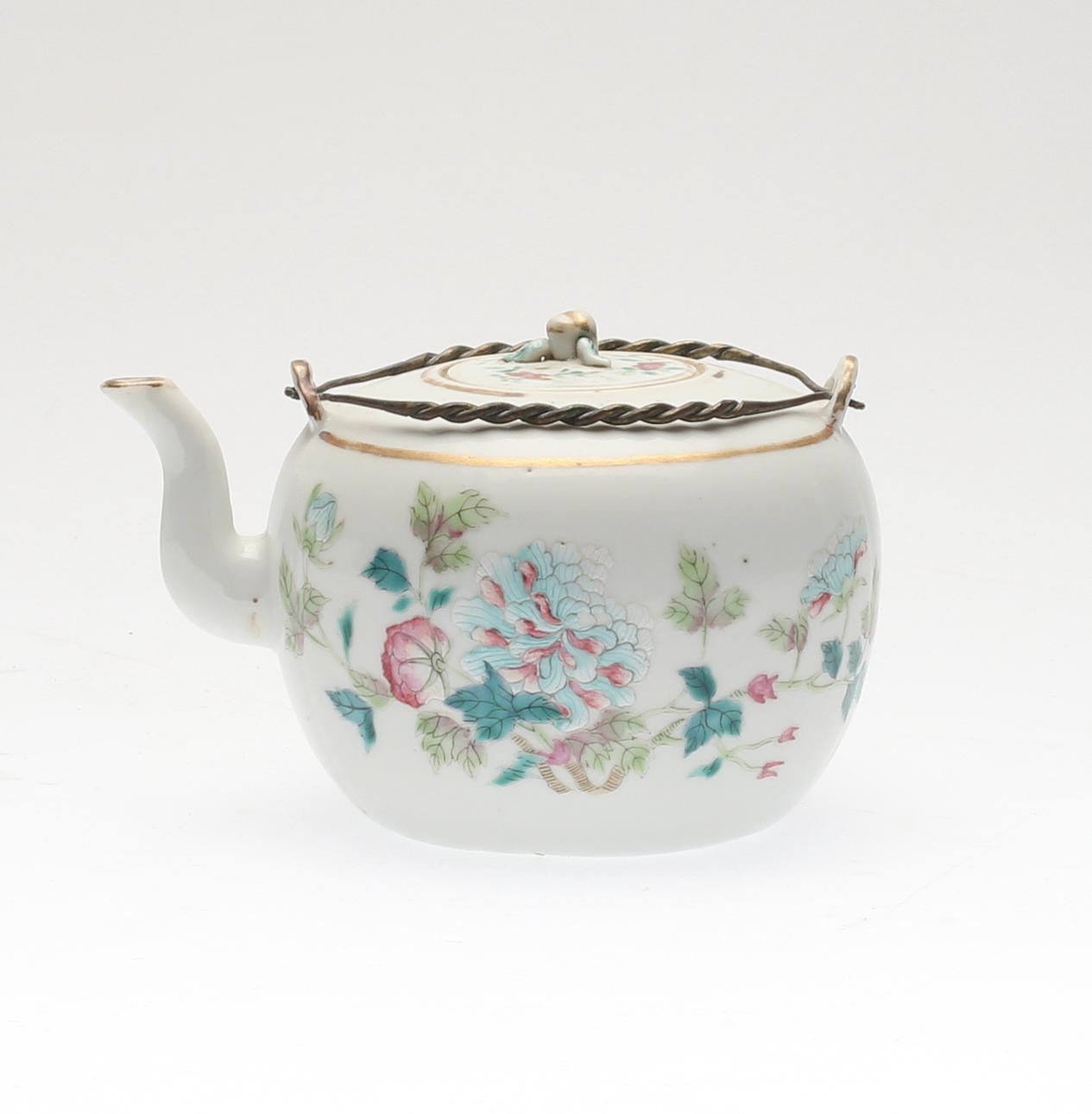 TEKANNA, porslin, Kina, 1800-tal.