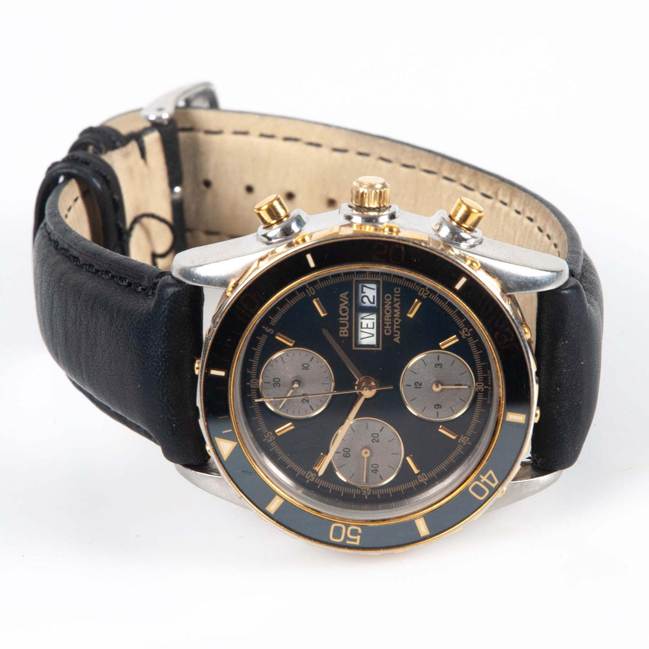 A Bulova Chrono Automatic wristwatch, circa 1990s.