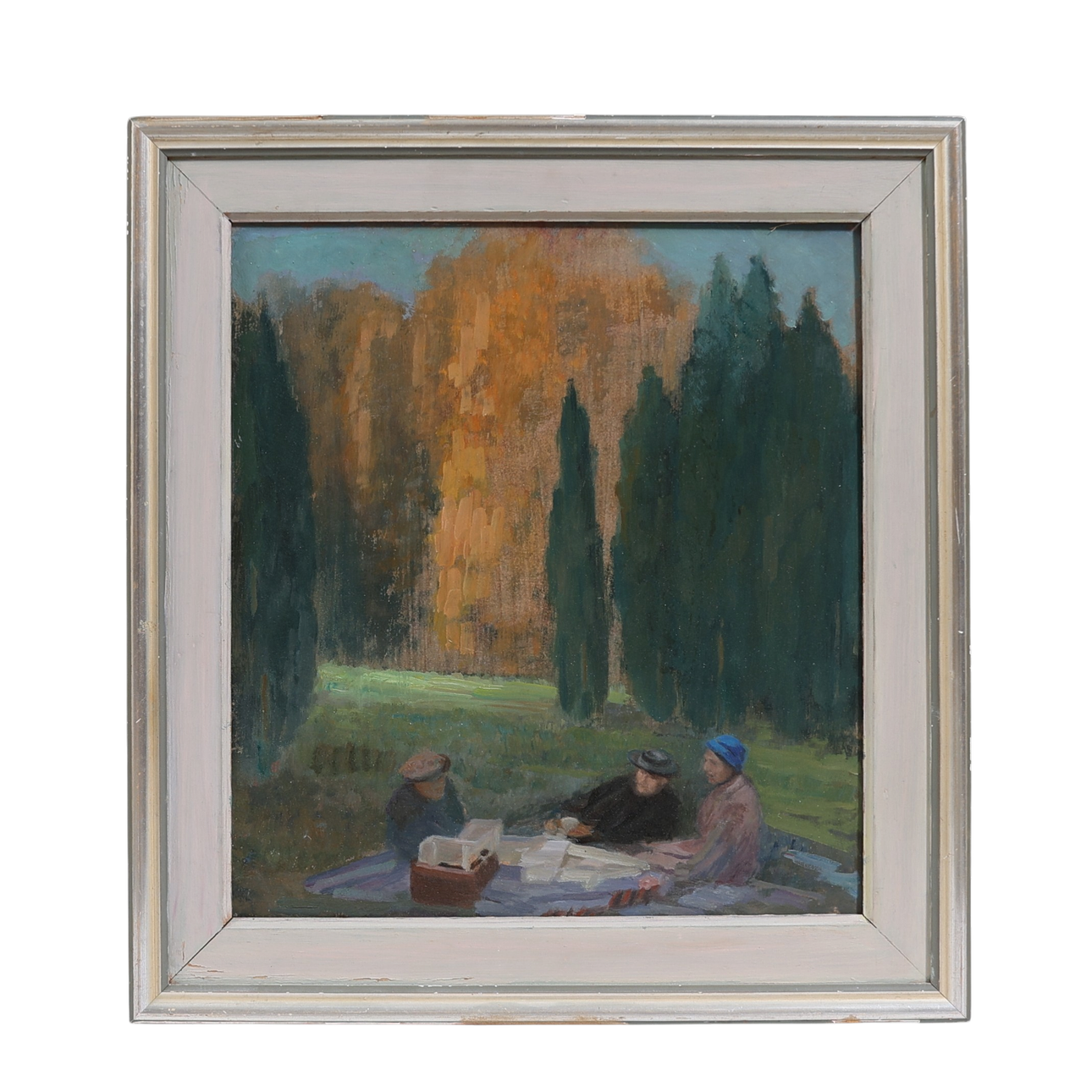 ATTRIBUTED TO GUSTAF BÖKLIN. “Memory from Ådo”, oil on panel.