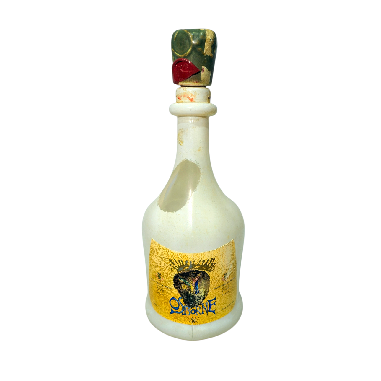 Dalí. Osborne glass bottle.