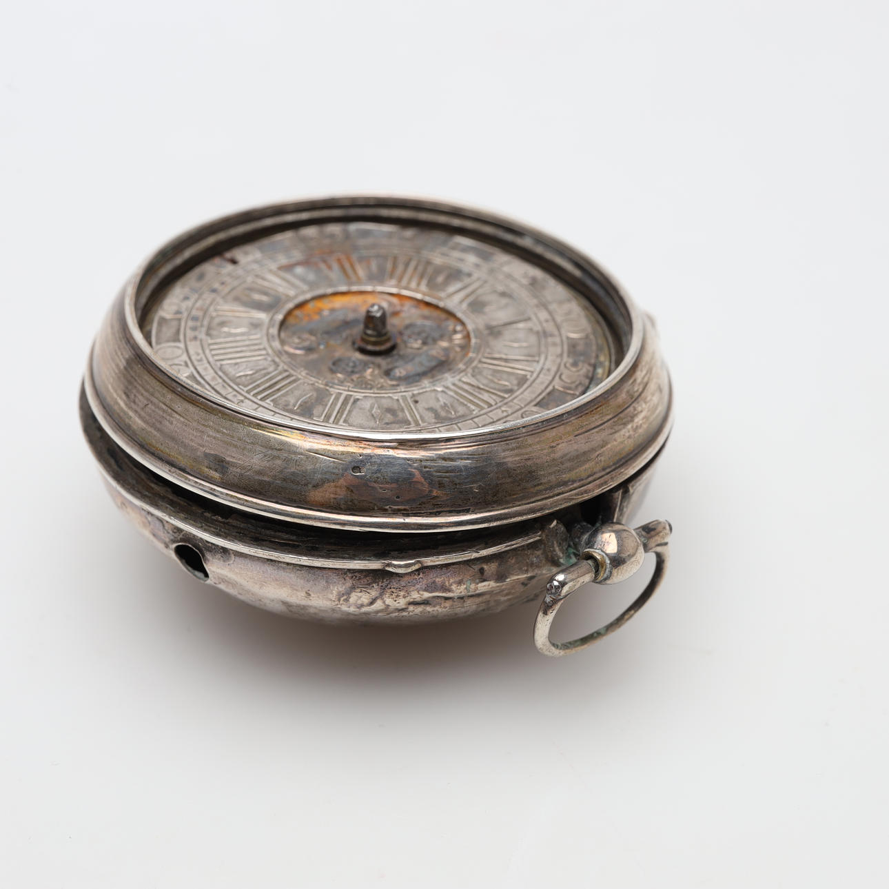 FICKUR, spindelur, Baker Portsmouth.