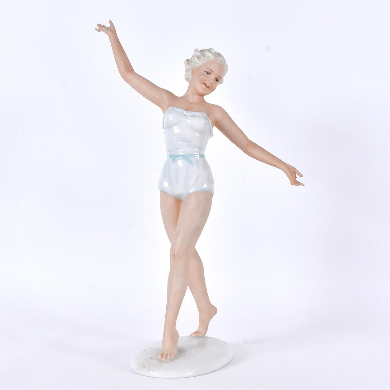 FIGURIN, porslin, Unterweissbach, 1900-tal.