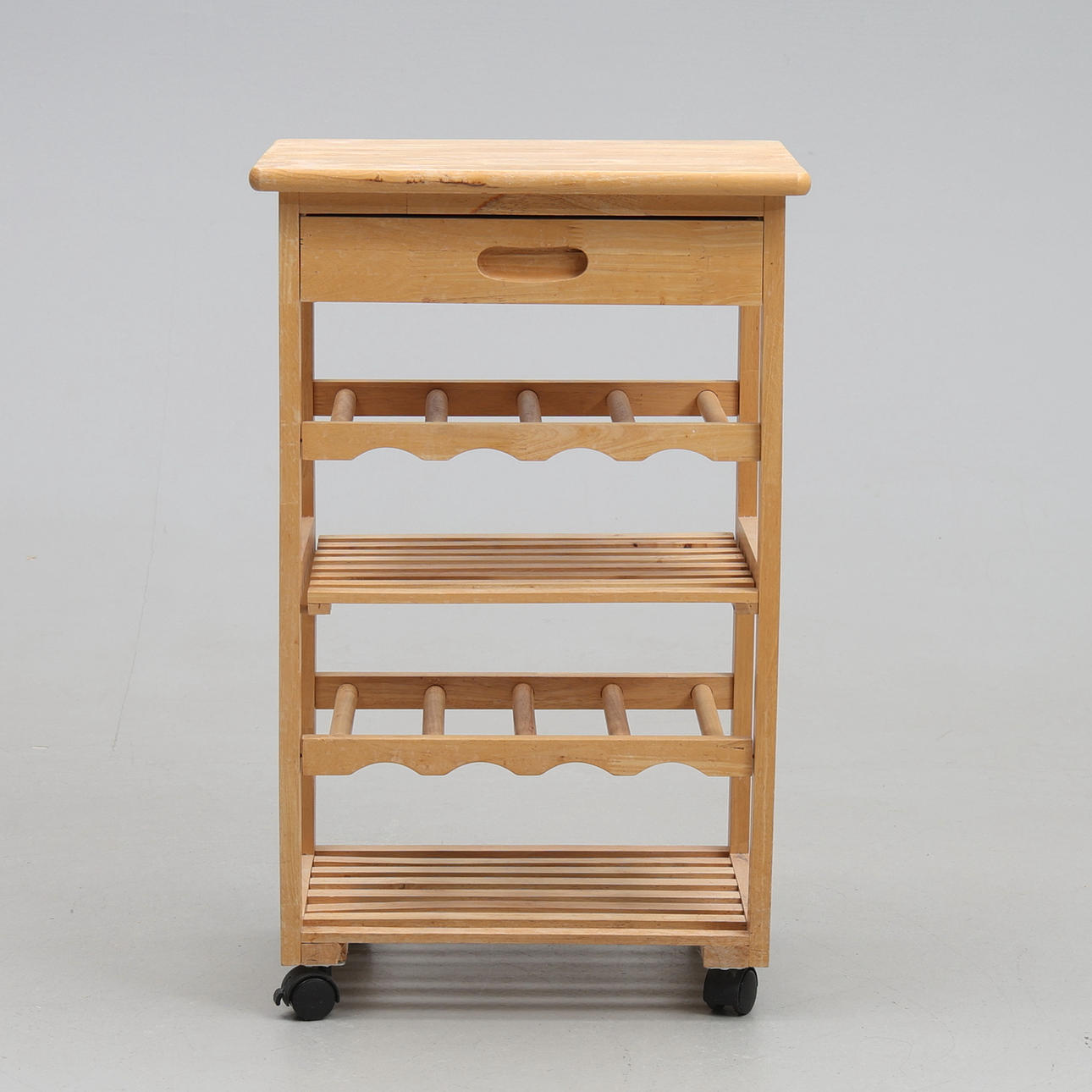 KITCHEN TROLLEY. On wheels.