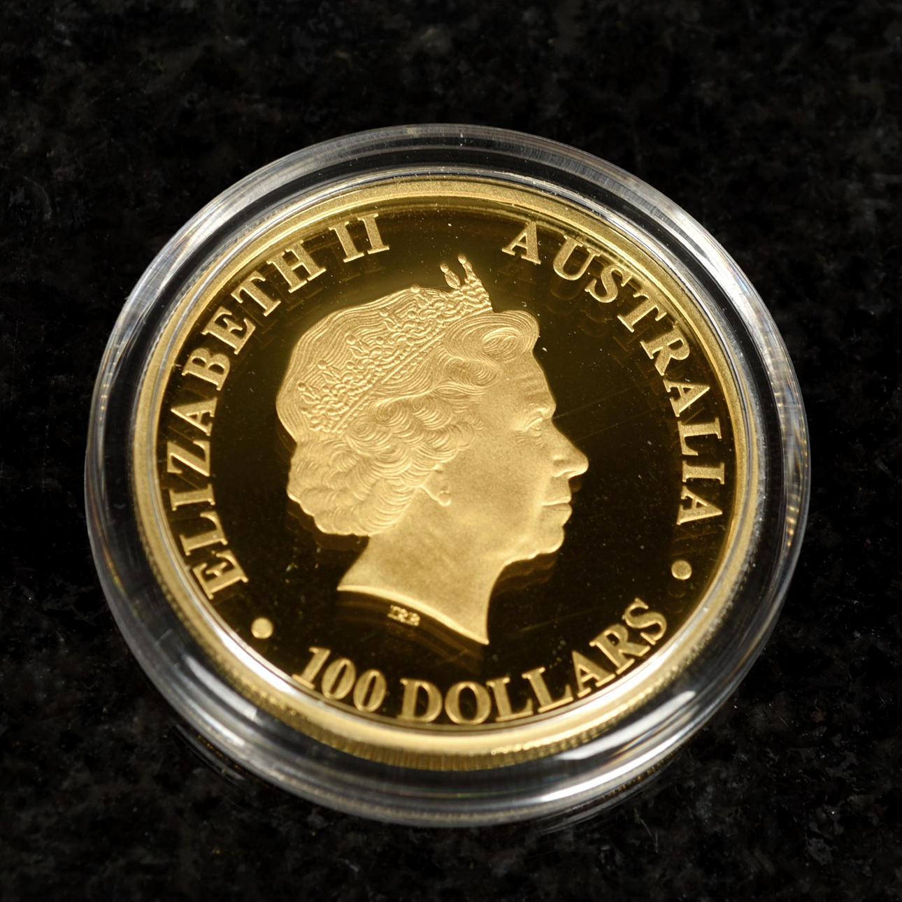 GULDMYNT. Australien, 10oz, 100 dollar 2011.