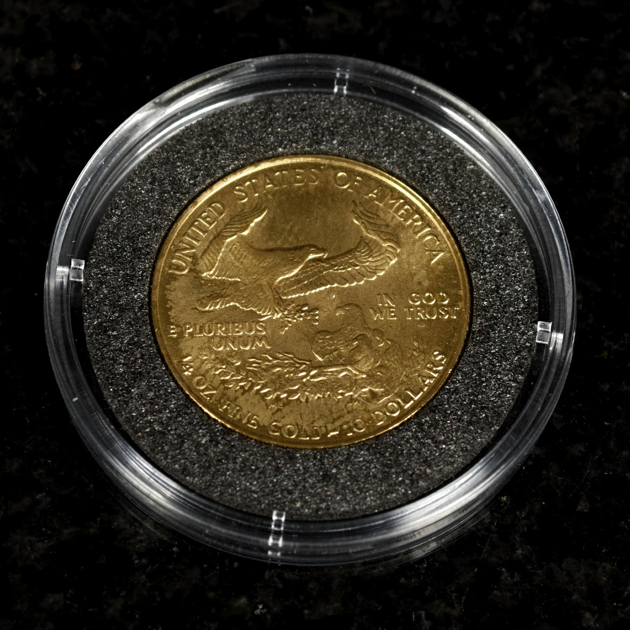 GULDMYNT. USA 10 Dollar 1986.