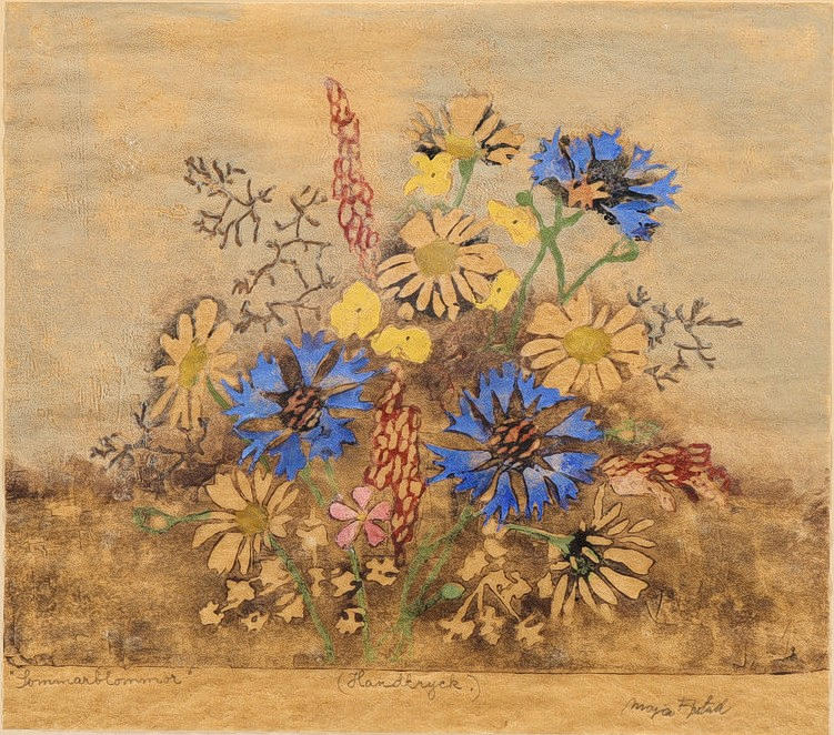 MAJA FJAESTAD. Hand-pulled print, signed.