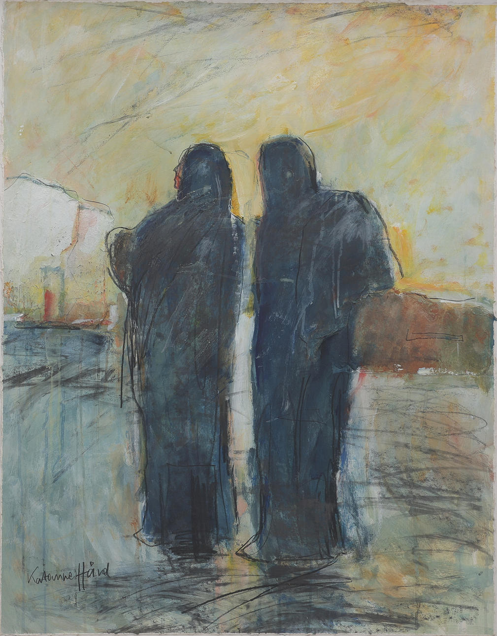 KATARINA HÅRD. COMPOSITION WITH FIGURES.