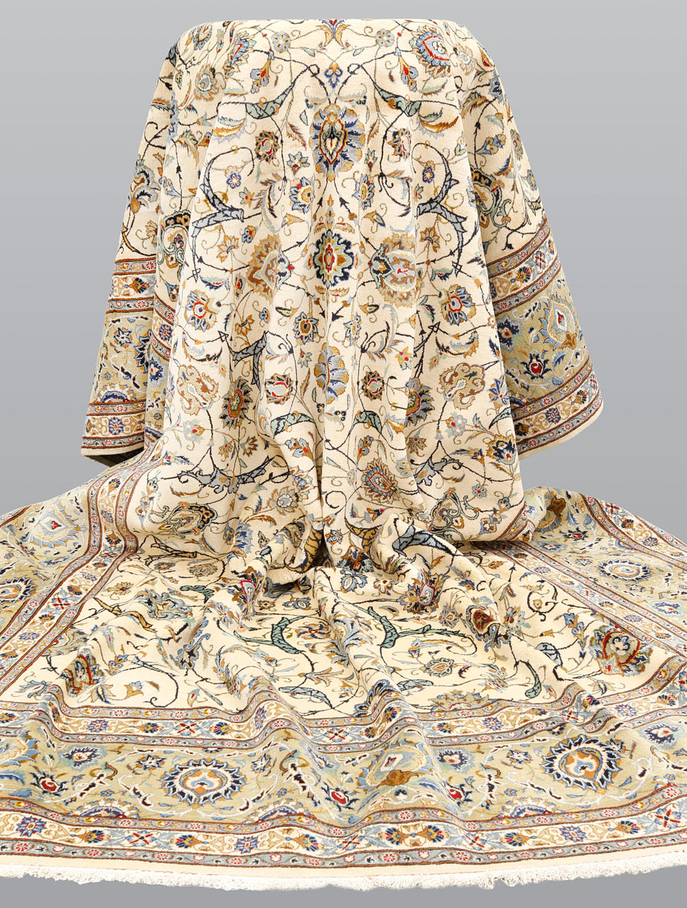 ORIENT CARPET. Light Keshan fine, 420 x 304 cm.