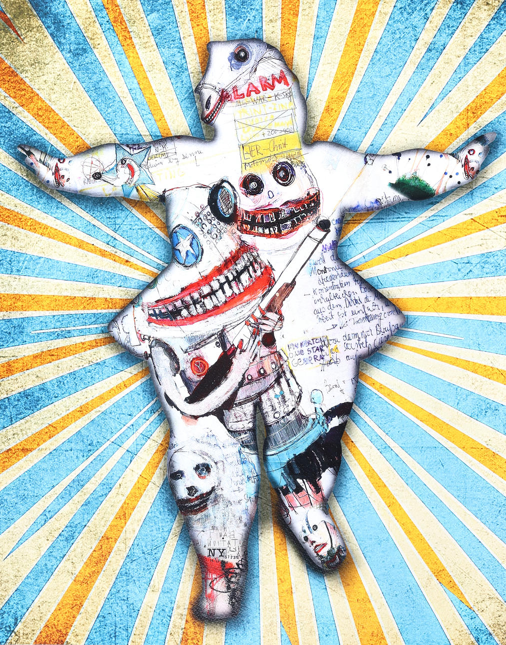 LARS TUNEBO. Mixed media, “Dancing with Texas” signed, numbered 2/49.