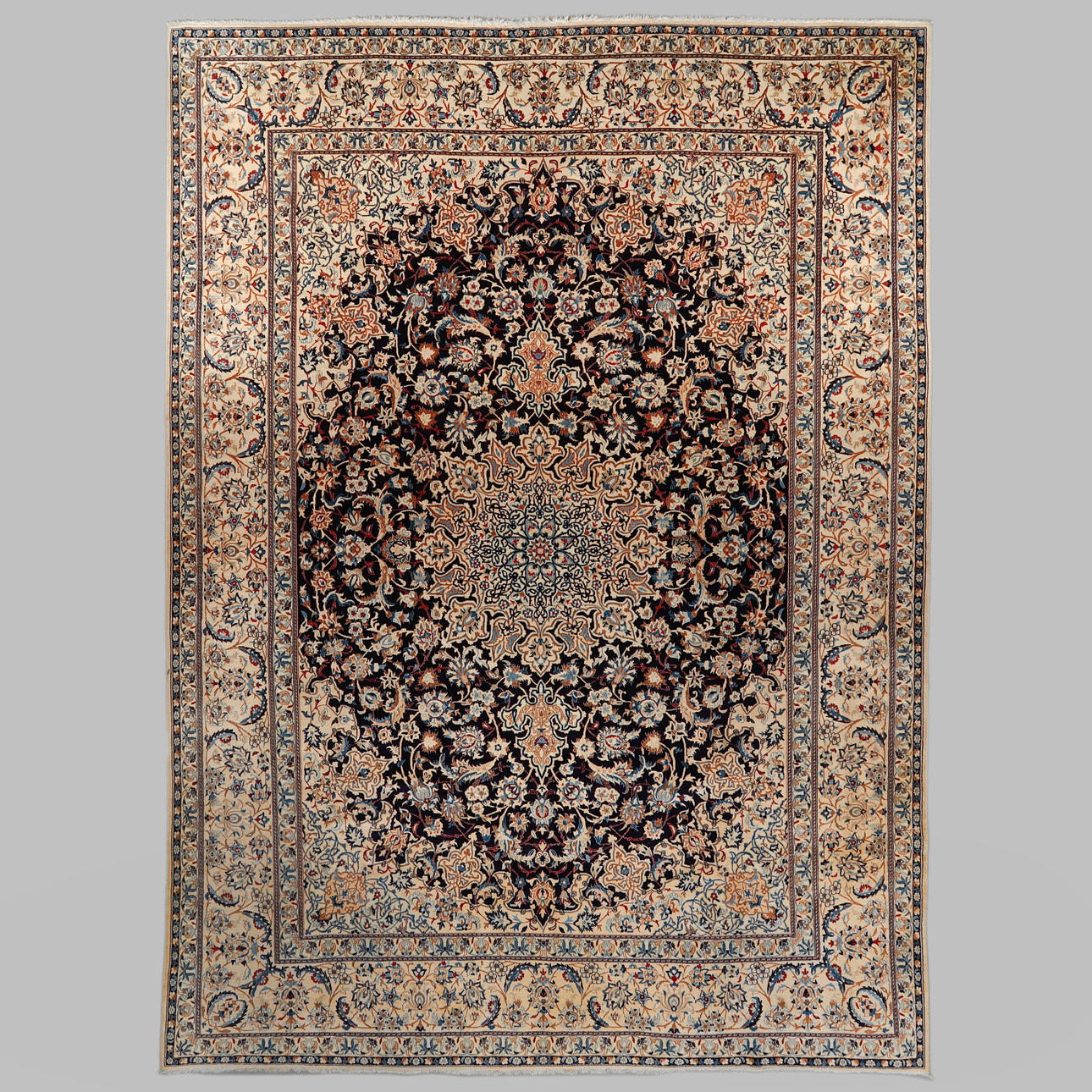 A CARPET, Nain, 420 x 285 cm.