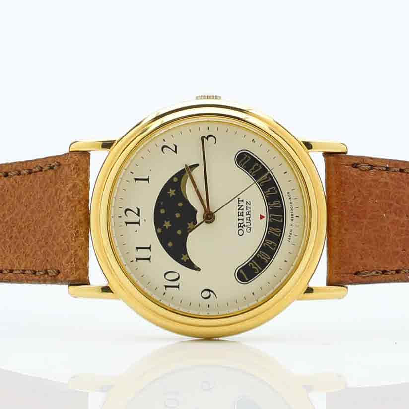 WRISTWATCH, Orient, Moonphase, Vintage.
