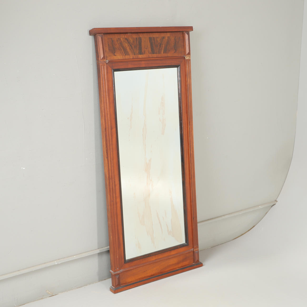 A mirror, mahogany, 18th/20th century.