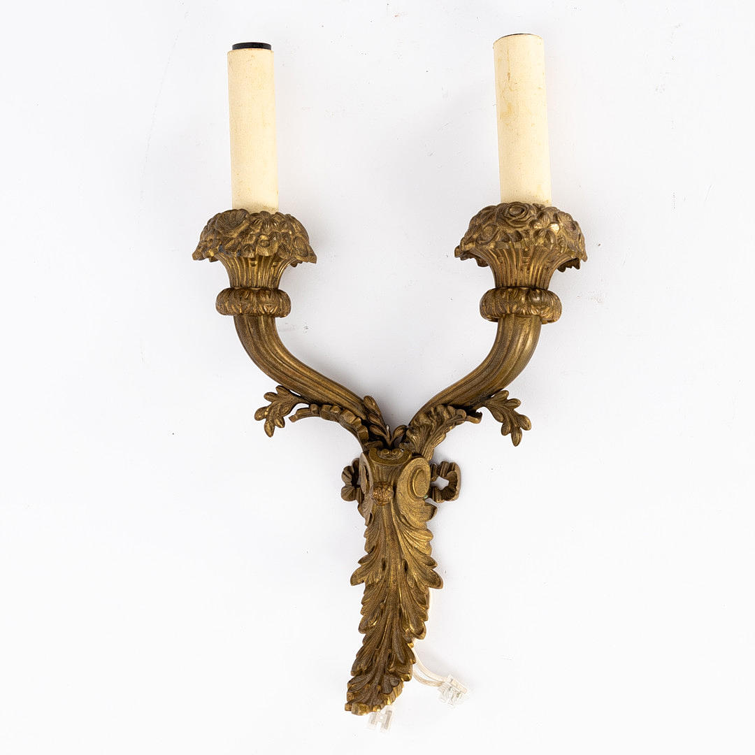 Wall lamp, bronze, Germany, around 1900/20.