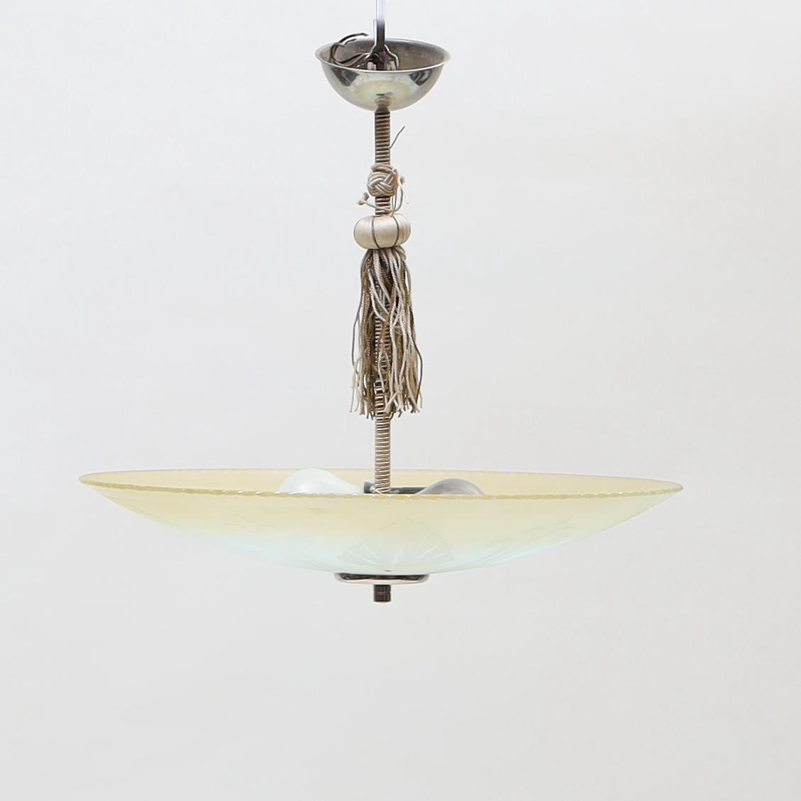 A 1940s-century ceiling lamp.