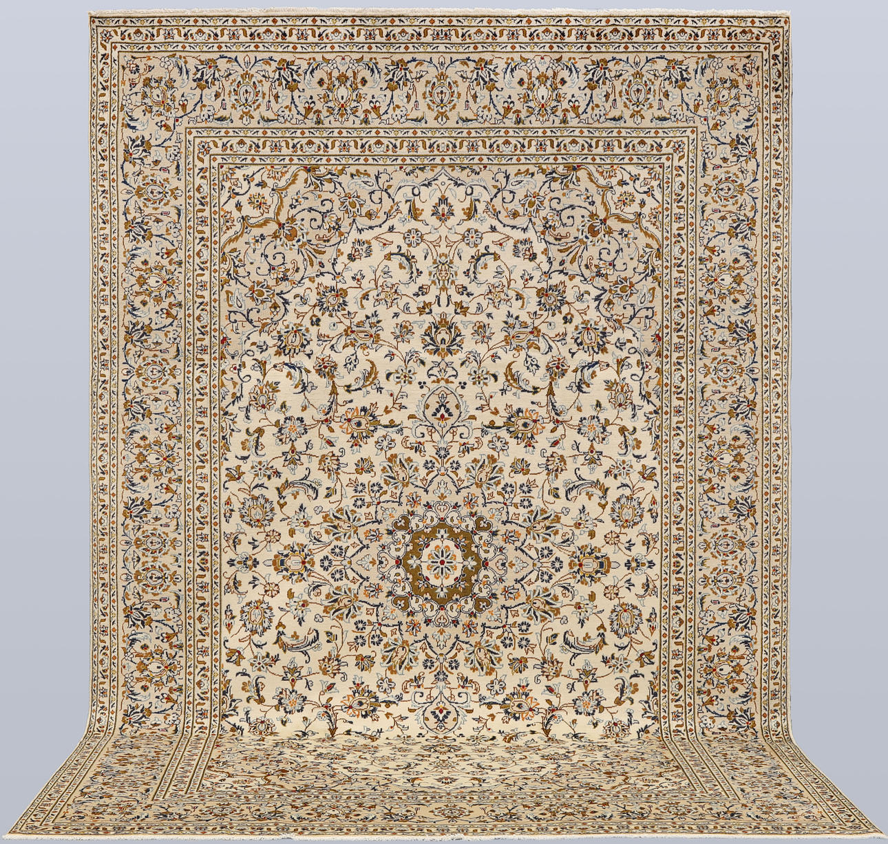 ORIENT CARPET. Candle Keshan, 370 x 246 cm.