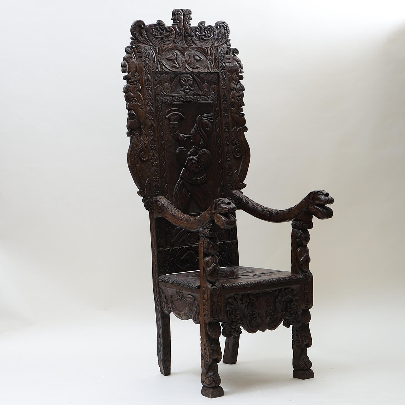 ARMCHAIR, 19th century or older.