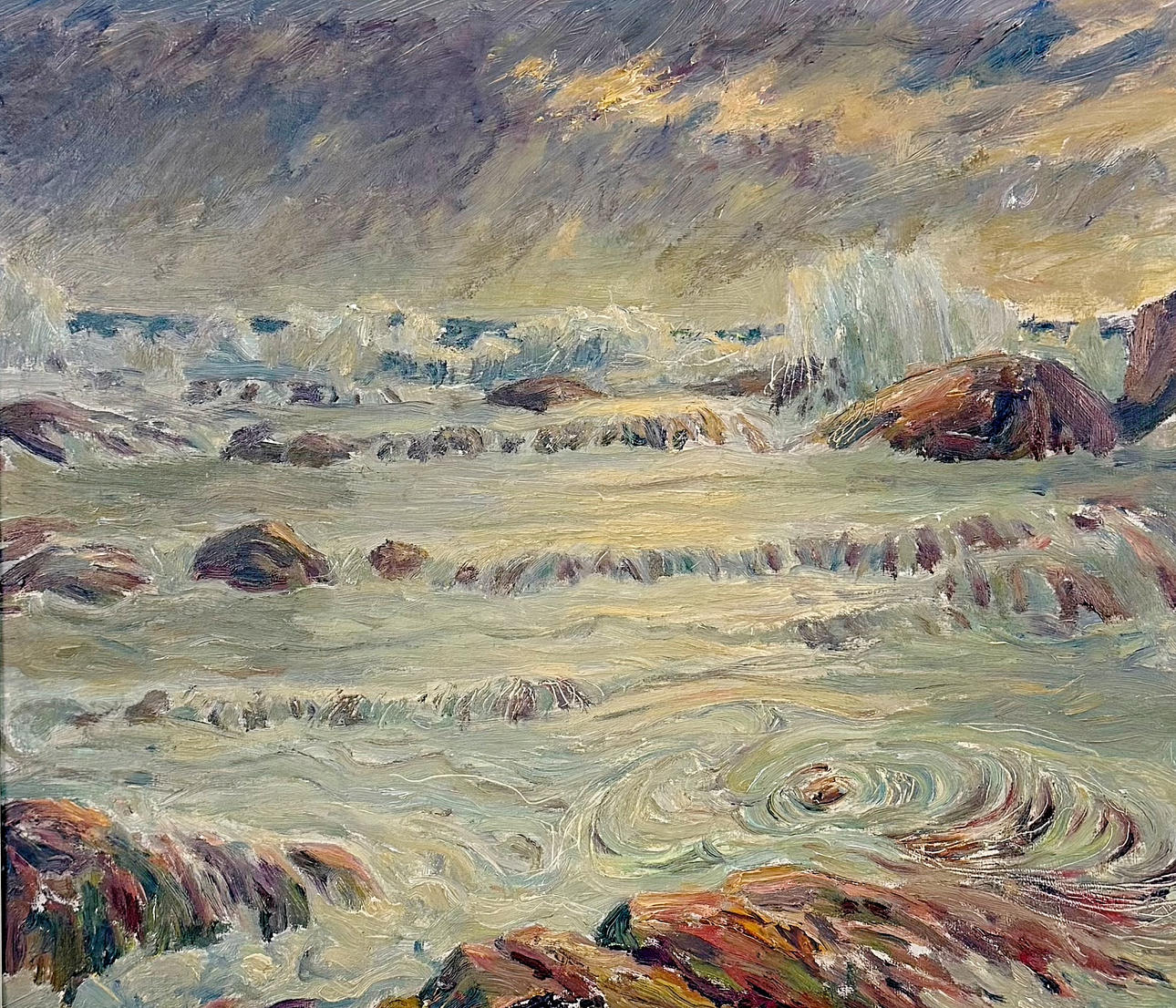 OIL PAINTING, unknown artist, not signed.