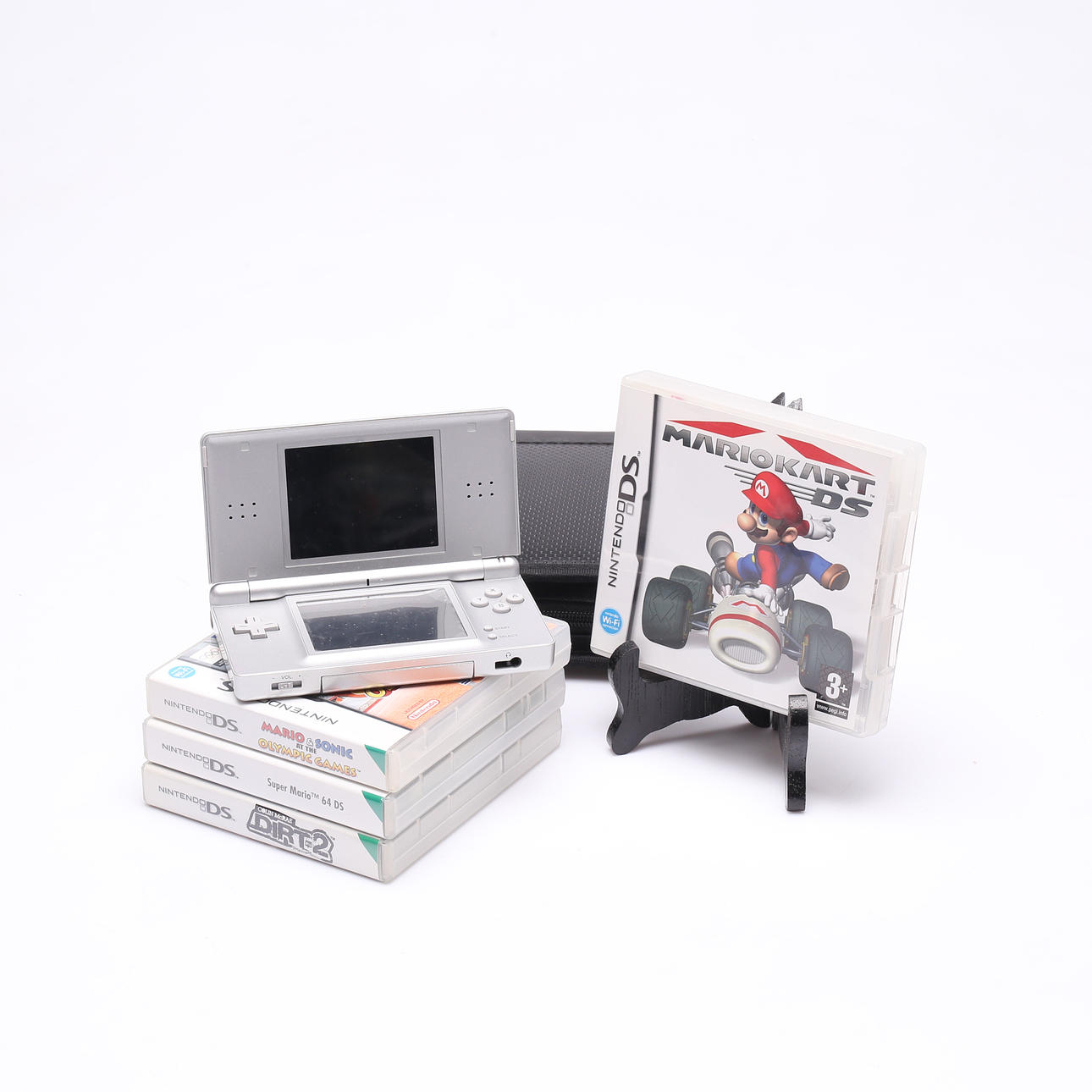 CONSOLE, Nintendo DS and 4 games.
